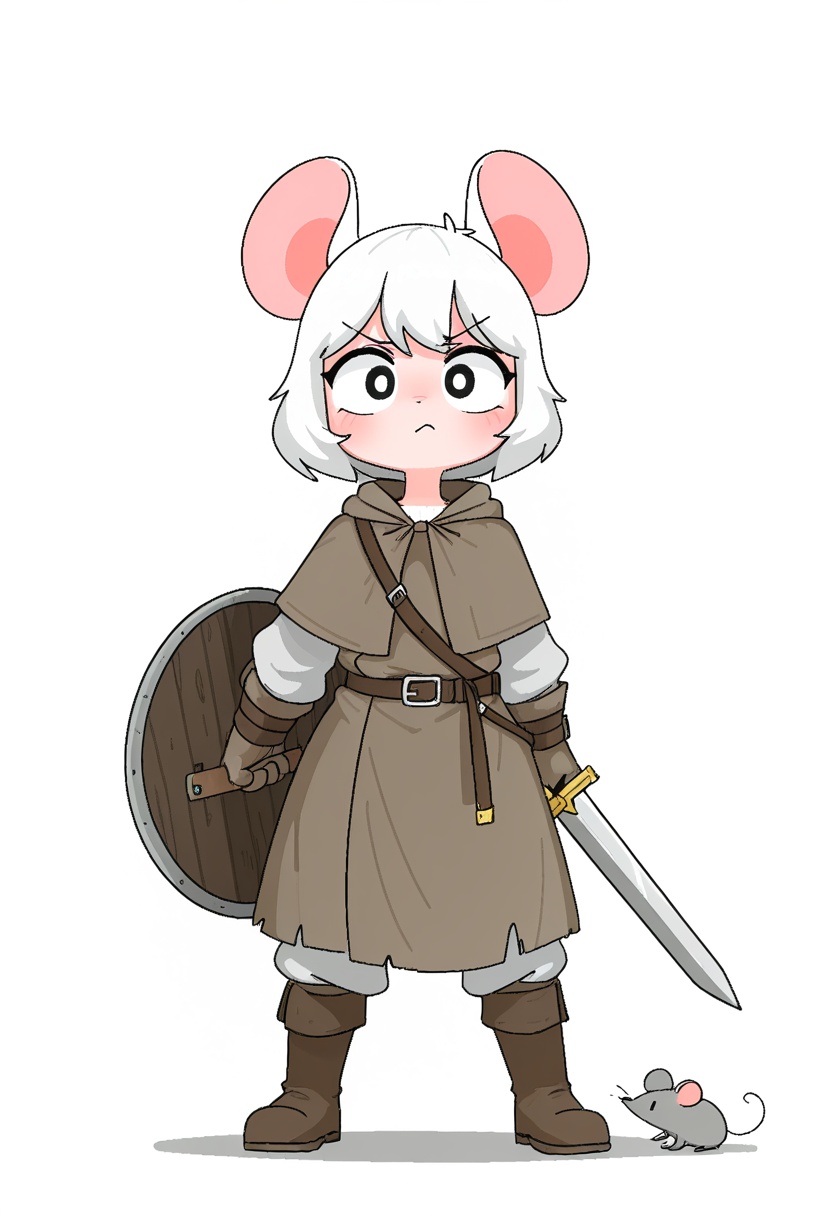 potatobud,  simple style,  white background on Tensor.Art