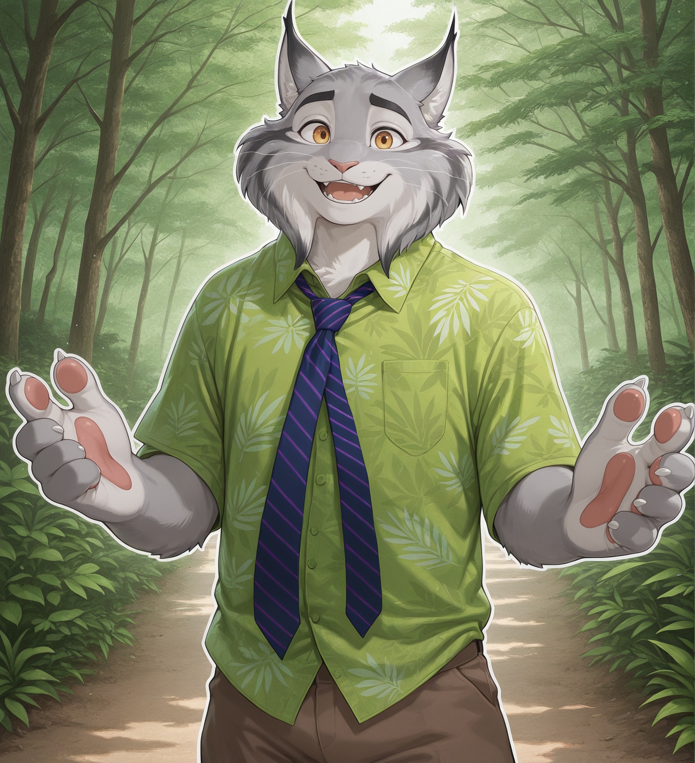 pawbert lynxley,  1boy,  solo on Tensor.Art
