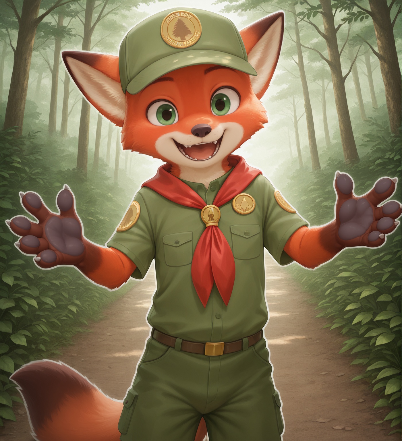 nick wilde,  1boy,  solo on Tensor.Art