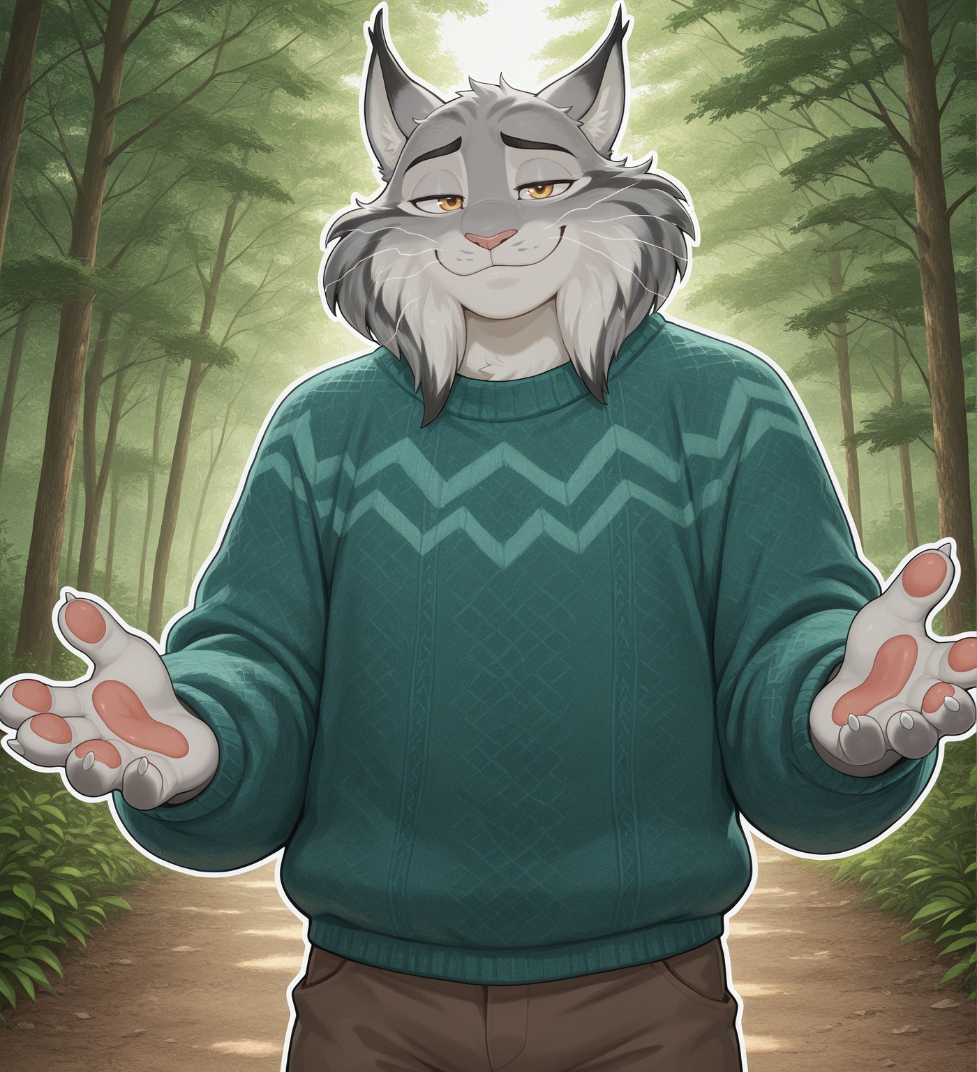 pawbert lynxley,  1boy,  solo on Tensor.Art