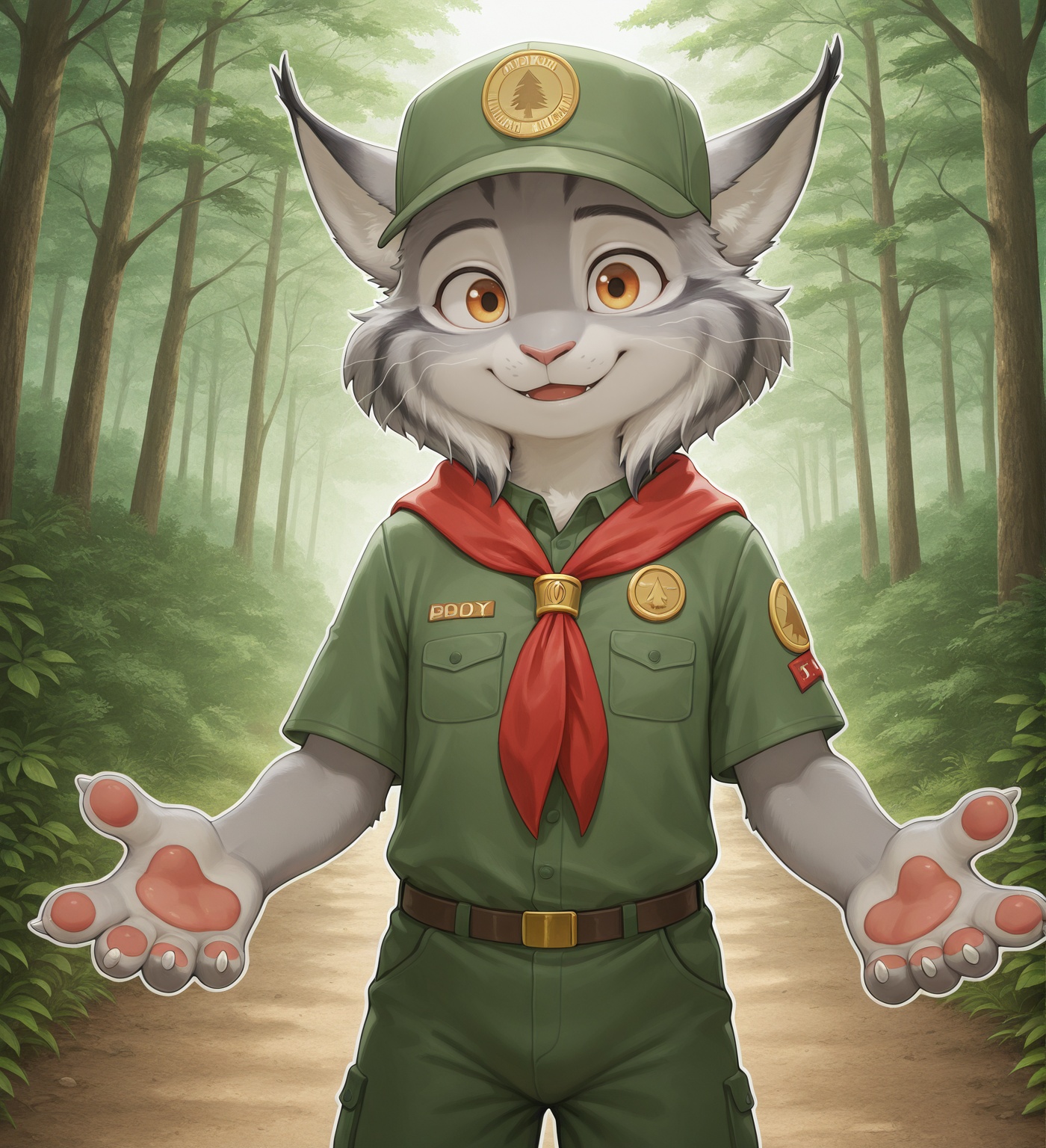pawbert lynxley,  1boy,  solo on Tensor.Art