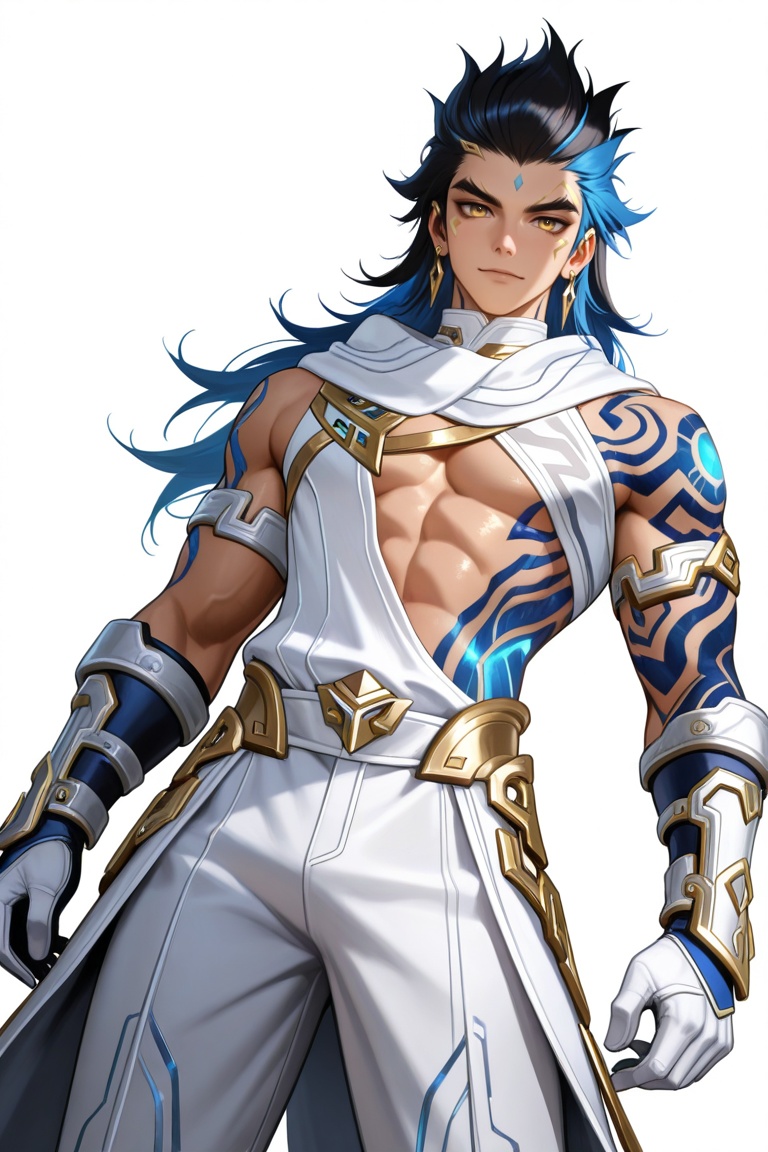 best quality,  BREAK,  1man on Tensor.Art