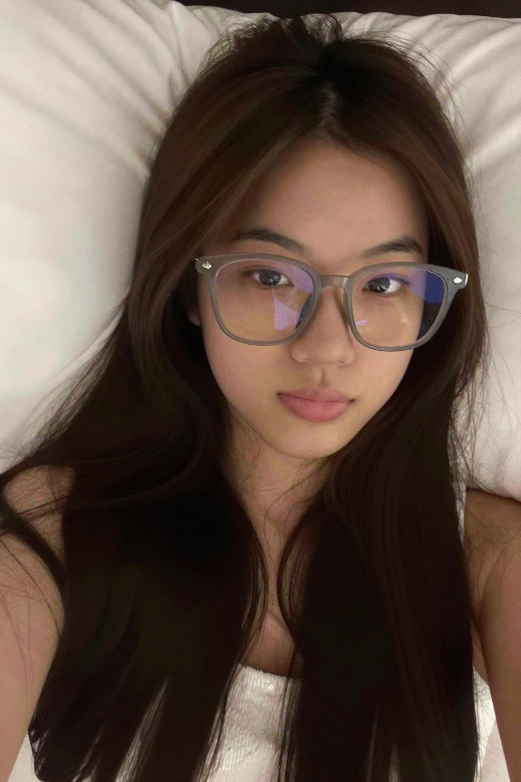 long hair,  on bed,  photorealistic on Tensor.Art