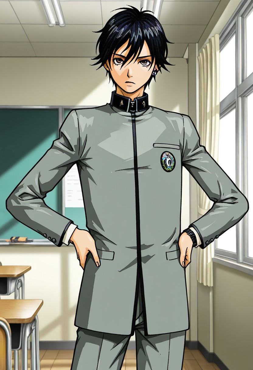 1boy,  solo,  Toudou Naoya on Tensor.Art