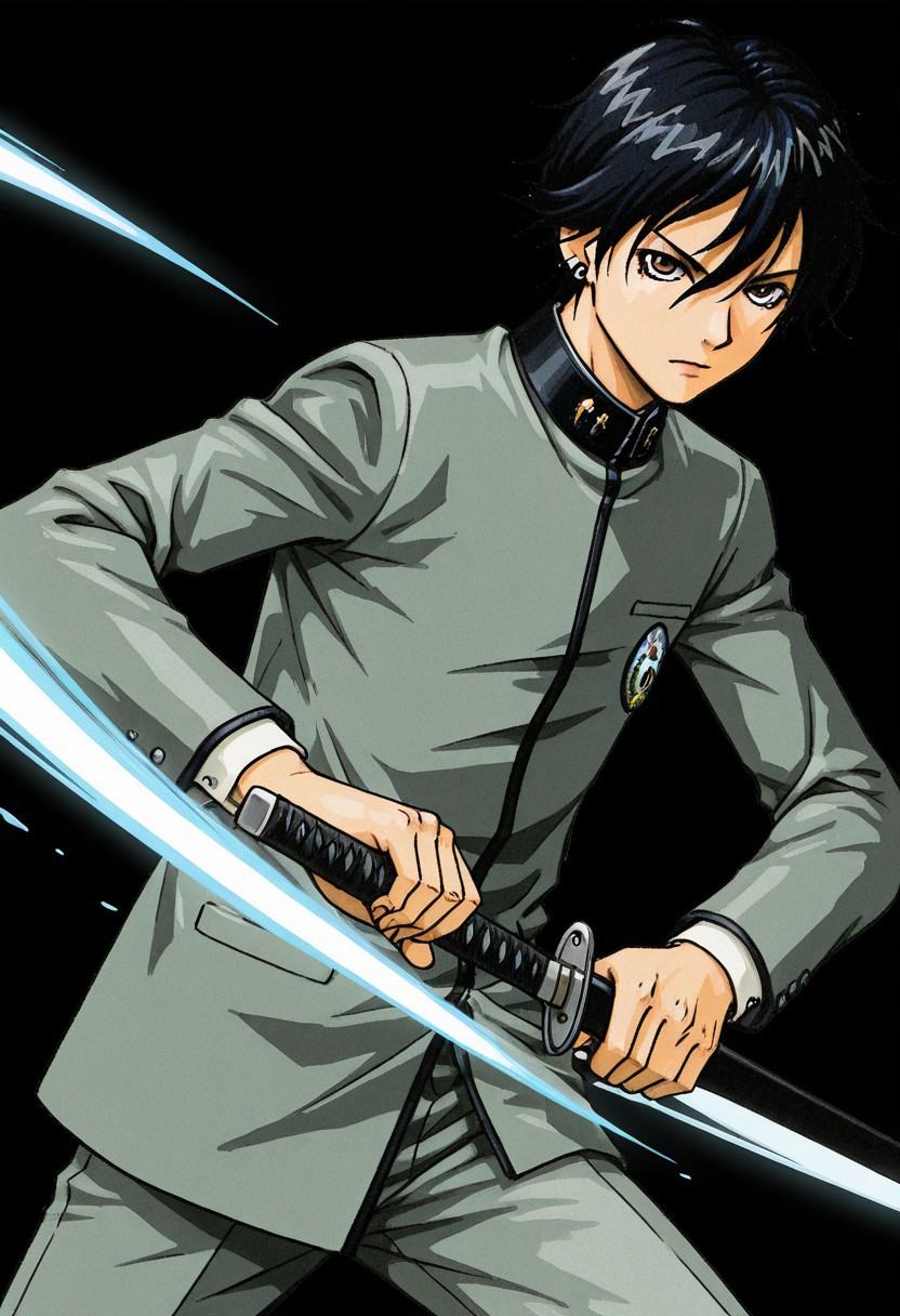 1boys,  solo,  Toudou Naoya on Tensor.Art