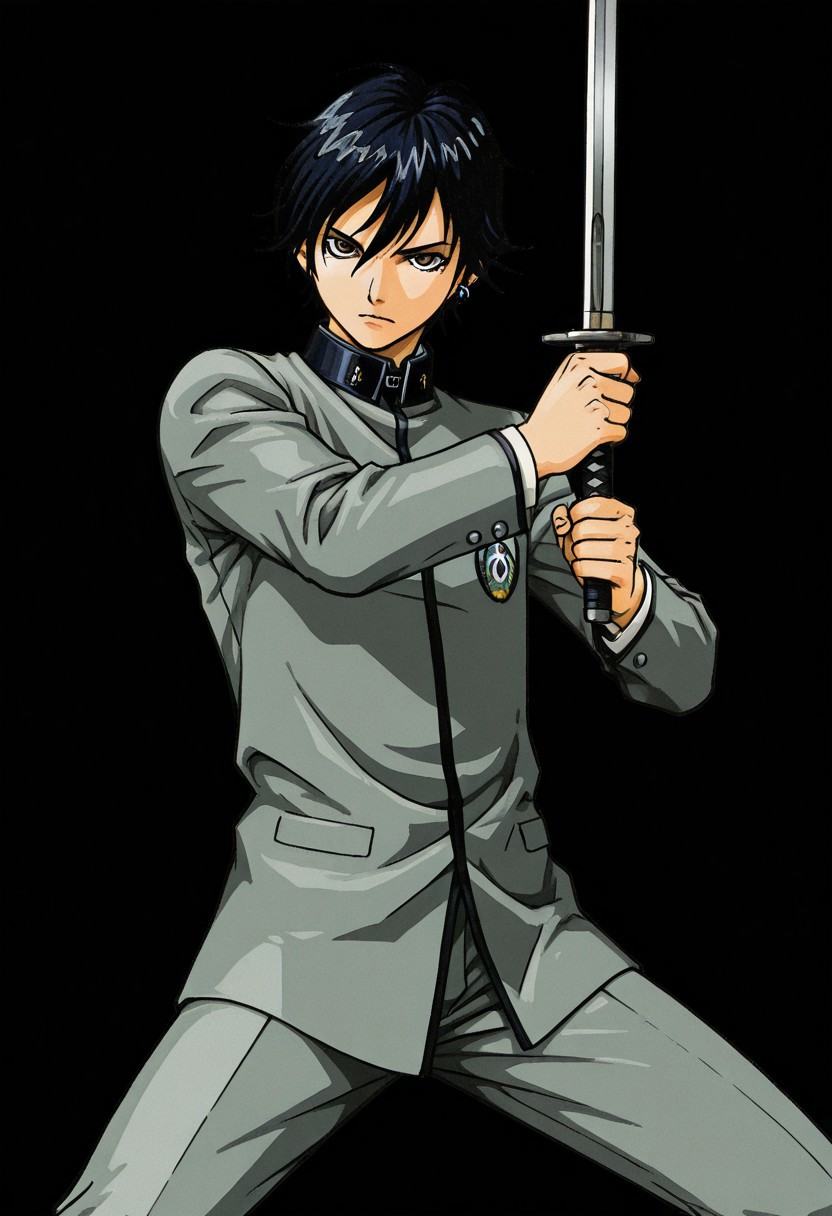1boys,  solo,  Toudou Naoya on Tensor.Art