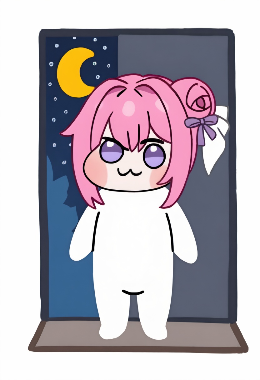 standing,  doorway,  chibi on Tensor.Art