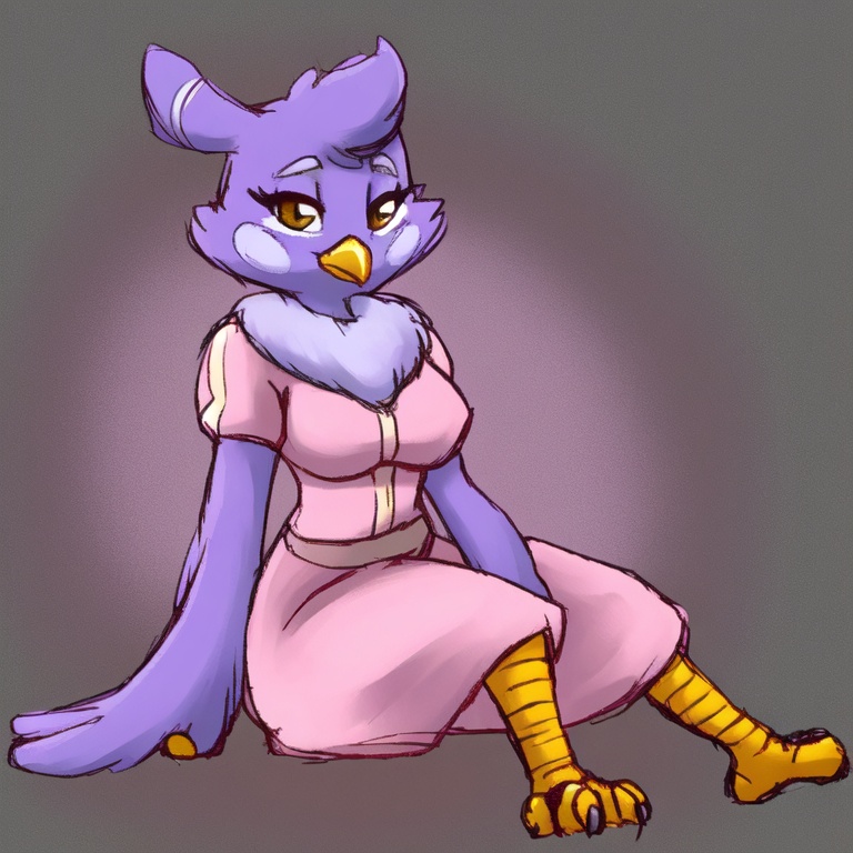 furry_female,  solo,  avian on Tensor.Art