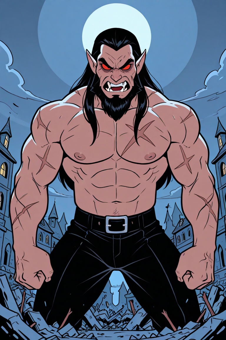 comicbook style,  colored lineart,  flat color on Tensor.Art