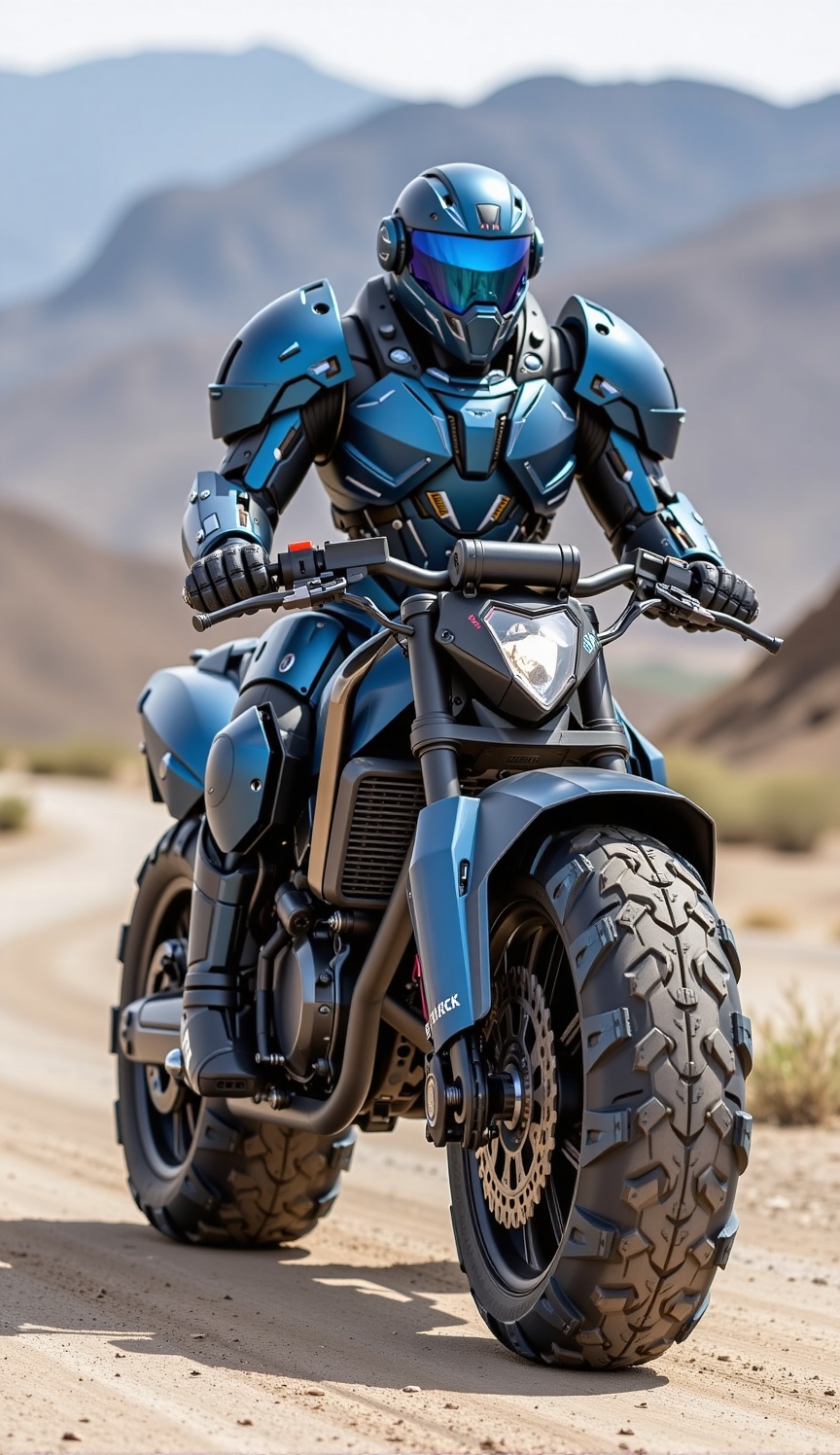armor,  ed suit,  metallic blue on Tensor.Art