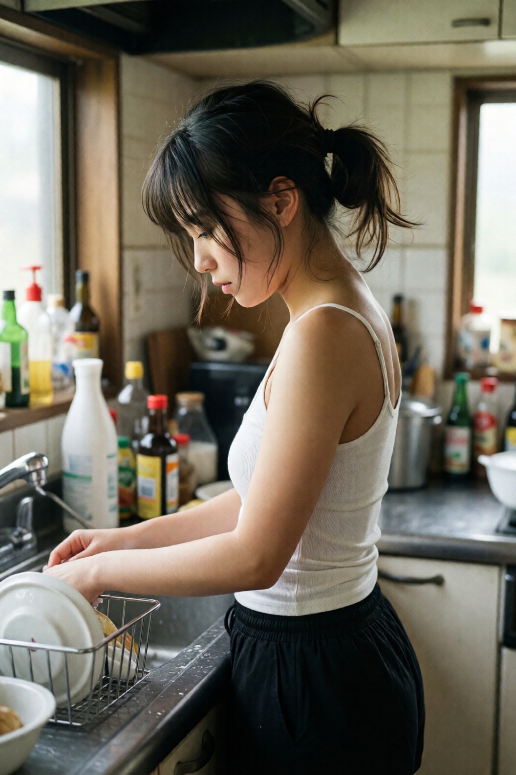 { "mode": "PHOTOREALISTIC",  "style": "Japanese Lifestyle Photography,  Analog Film Aesthetic" on Tensor.Art
