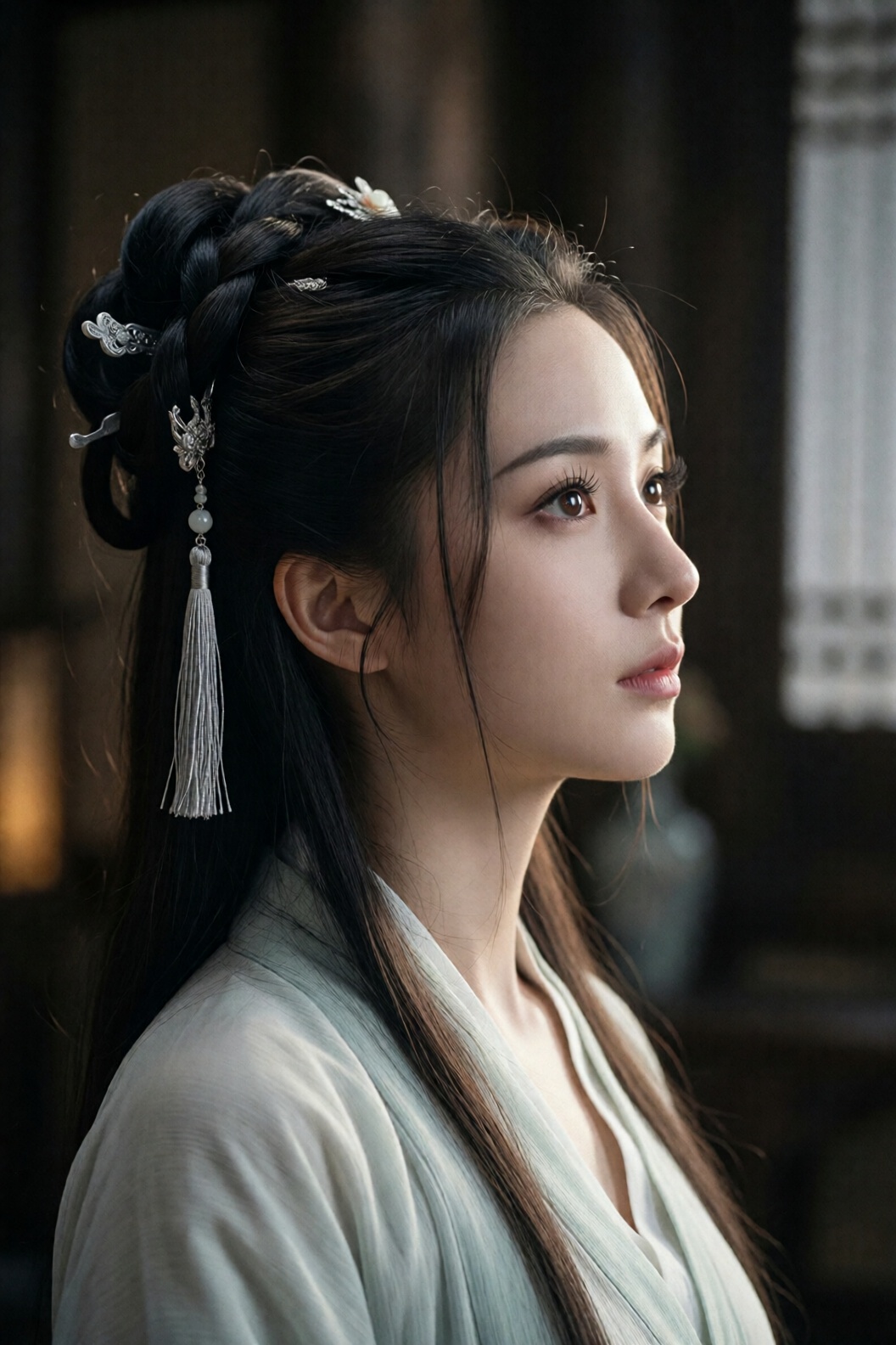 { "mode": "CINEMATIC_PORTRAIT",  "style": "Ancient Chinese Drama (Wuxia),  Movie Still on Tensor.Art