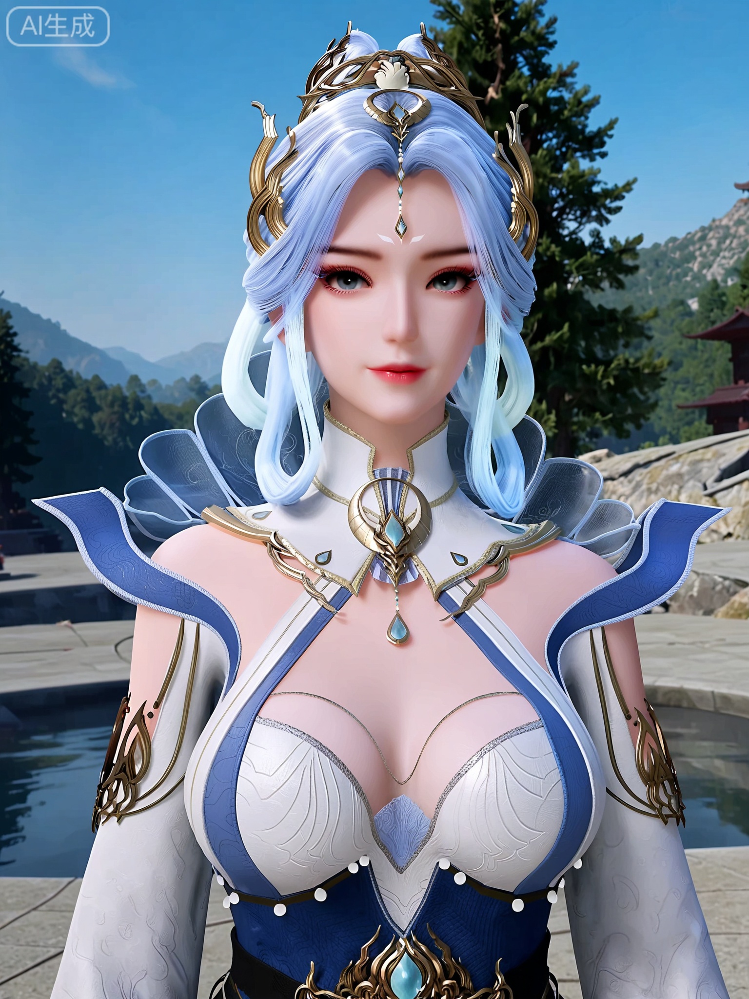 score_9,score_8_up,score_7_up,masterpiece,(best quality),(intricate details:0.9) BREAK (intricate details:0.9),(realistic skin:1.2),masterpiece,best quality,newest,absurdres,hiahres,1girl,jewelry,hair ornament,dress,necklace,lips,eyeshadow,bracelet,tassel,(8k ultra-clear, pony style),photo pose 0.6, micro-expression: soft smile 0.3, half-body + medium shot 0.7,1girl,looking_at_viewer,1boy,hair,realistic,photorealistic,Vivid Colors,bright environment,shiny skin,shiny hairjewelry,detail eyes,Eyes highlights,glowing,sunshine,bright,reflection,bright,sunshine on face,shiny,shinny,petite,thin,leg slimming,lose weight,slim hips,lakeside,delicate water,reflection,(full body:1.3)sitting_down,eyelashes,snow,Winter,Snowy landscape,Snow accumulation,Christmas tree,(huge breasts:1),