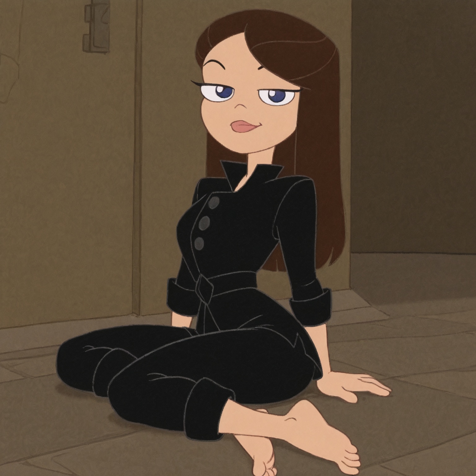 1girl,  VanaDoof,  cartoon on Tensor.Art