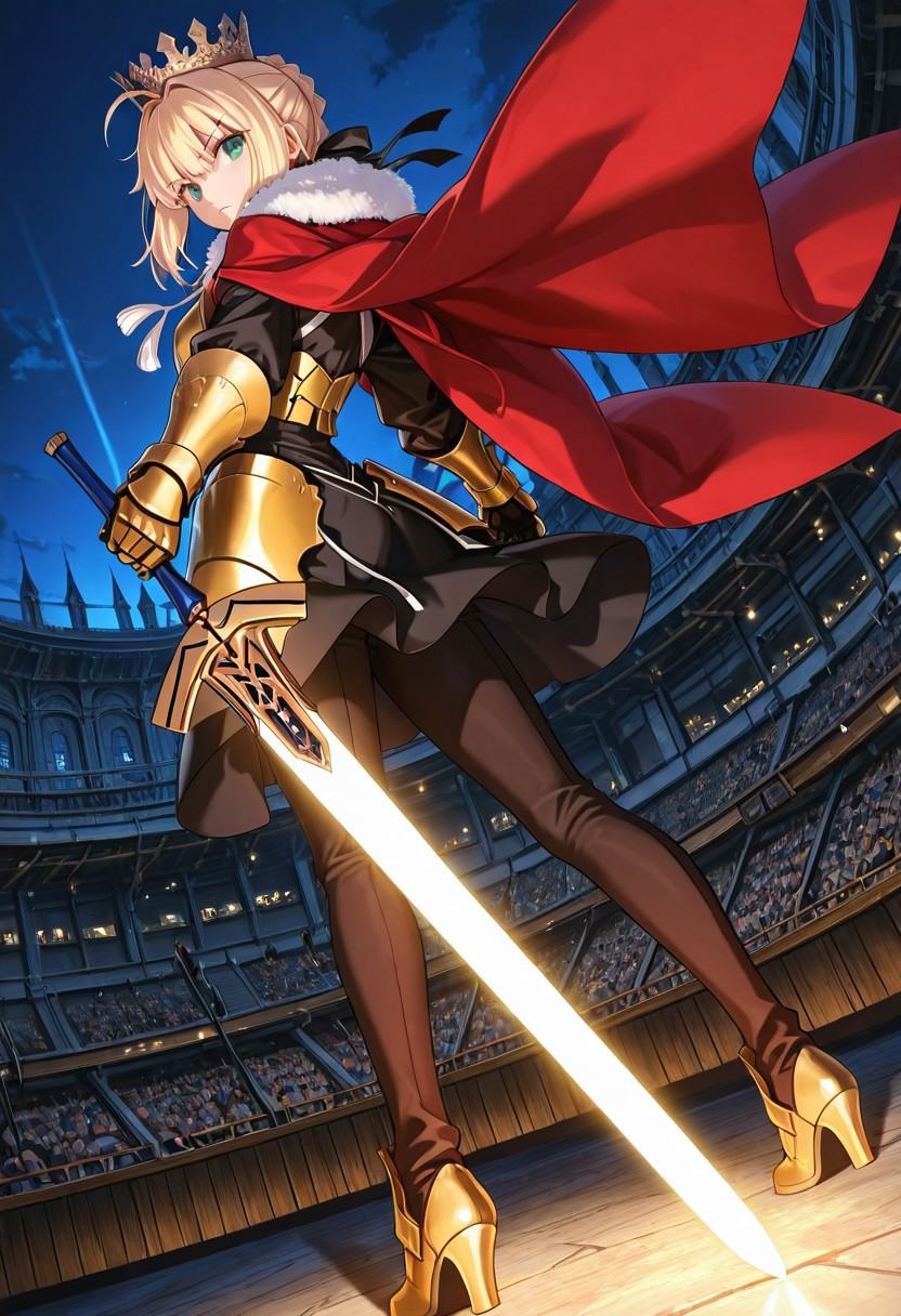 dynamic pose,  foreshortening,  extreme perspective on Tensor.Art