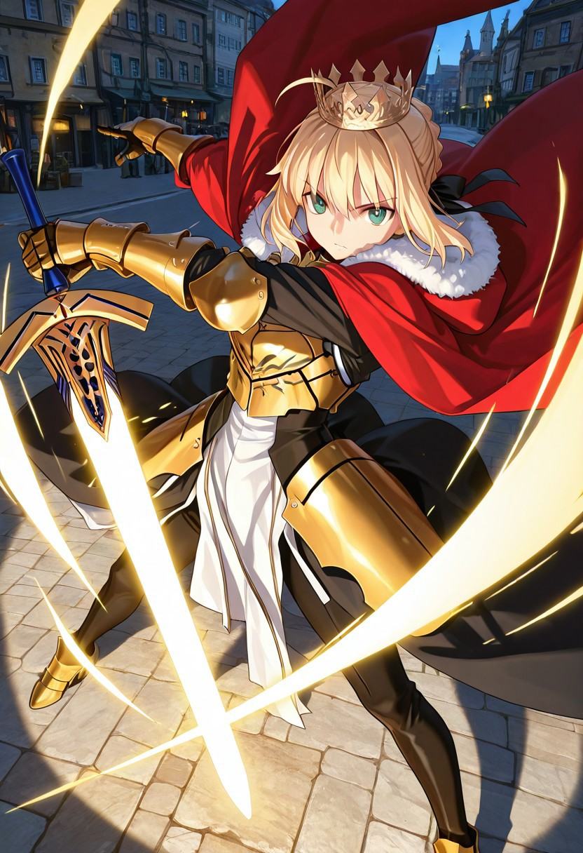 dynamic pose,  foreshortening,  extreme perspective on Tensor.Art