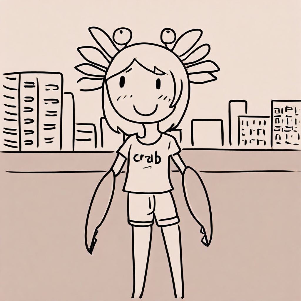 crab girl,  crab claw,  1girl on Tensor.Art