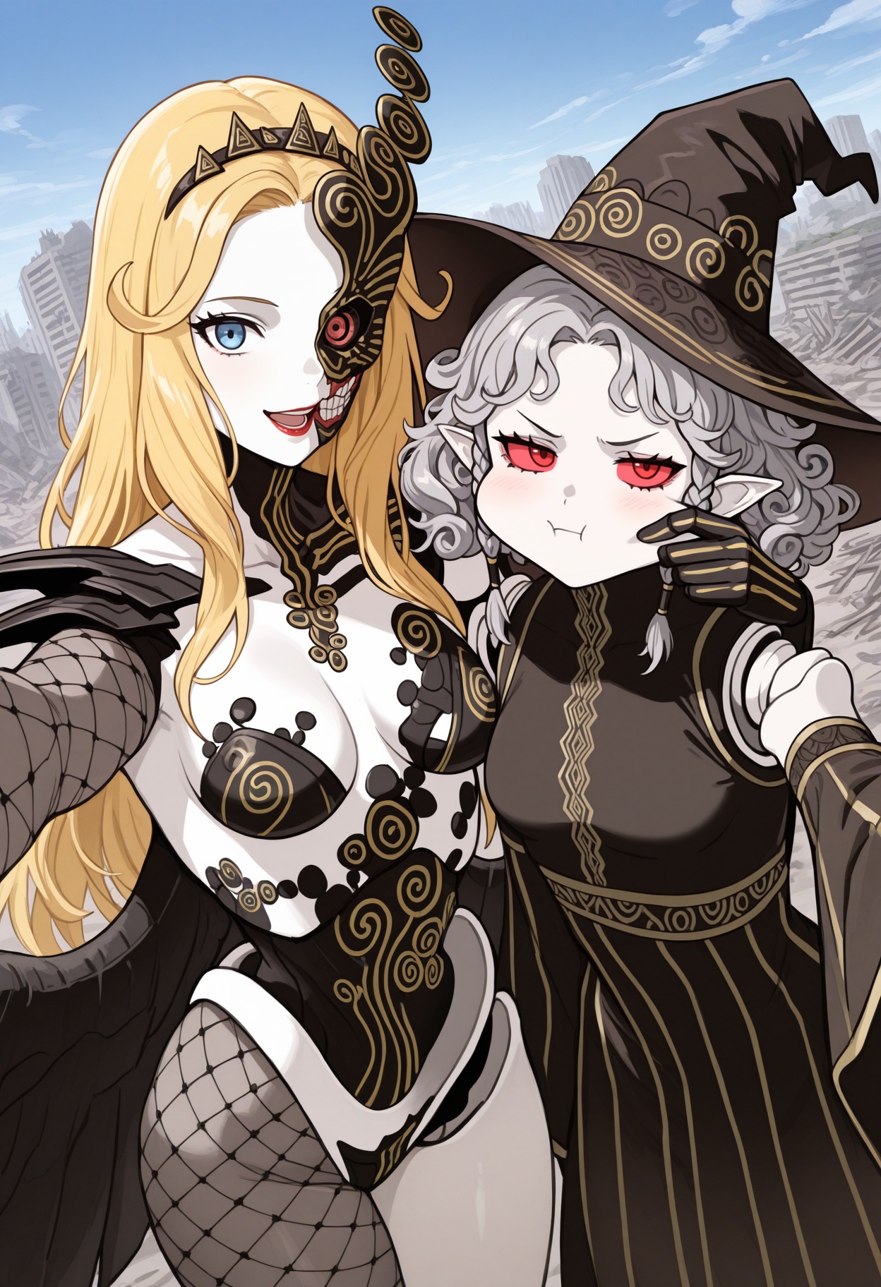 masterpiece,  best quality,  2girls on Tensor.Art