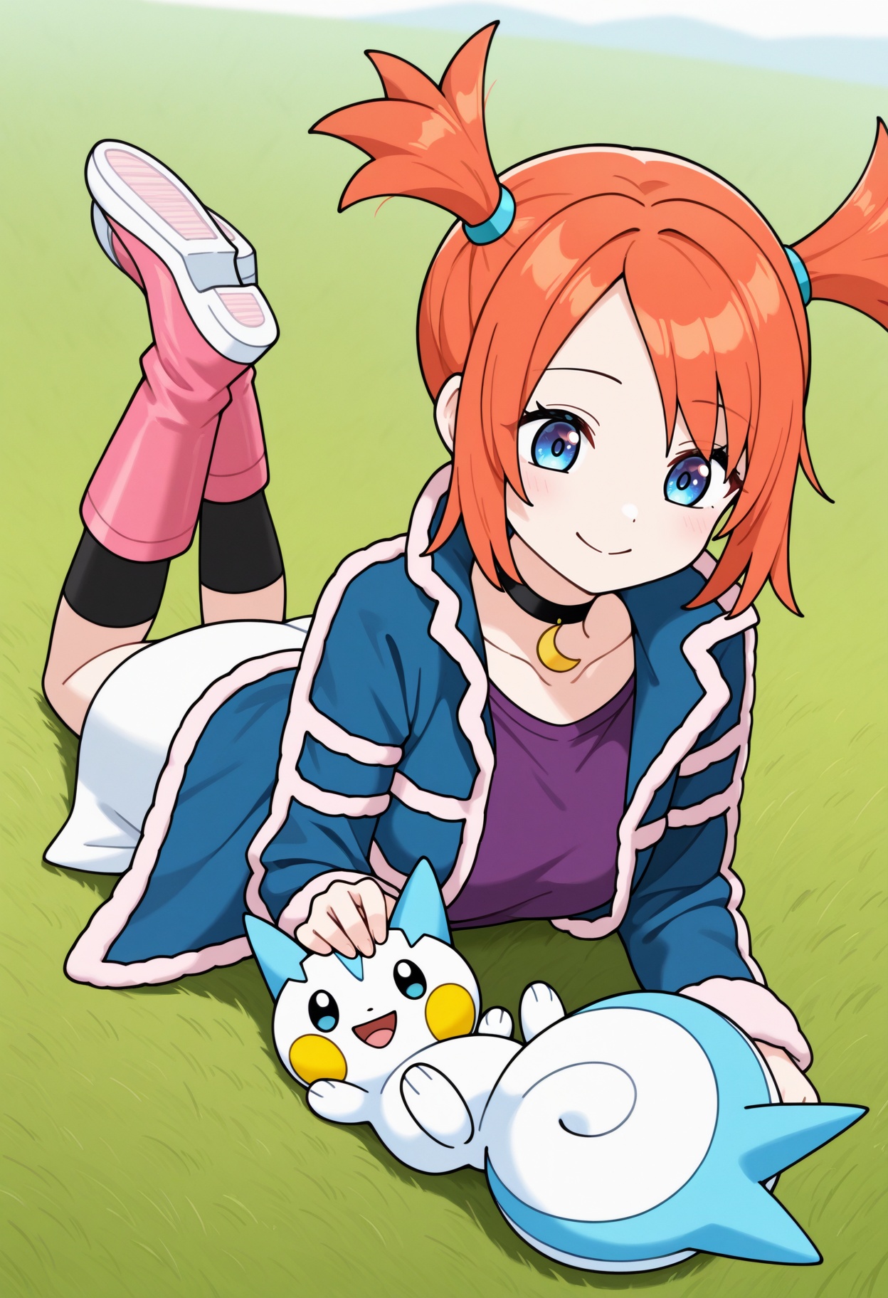1girl,  the pose,  petting on Tensor.Art