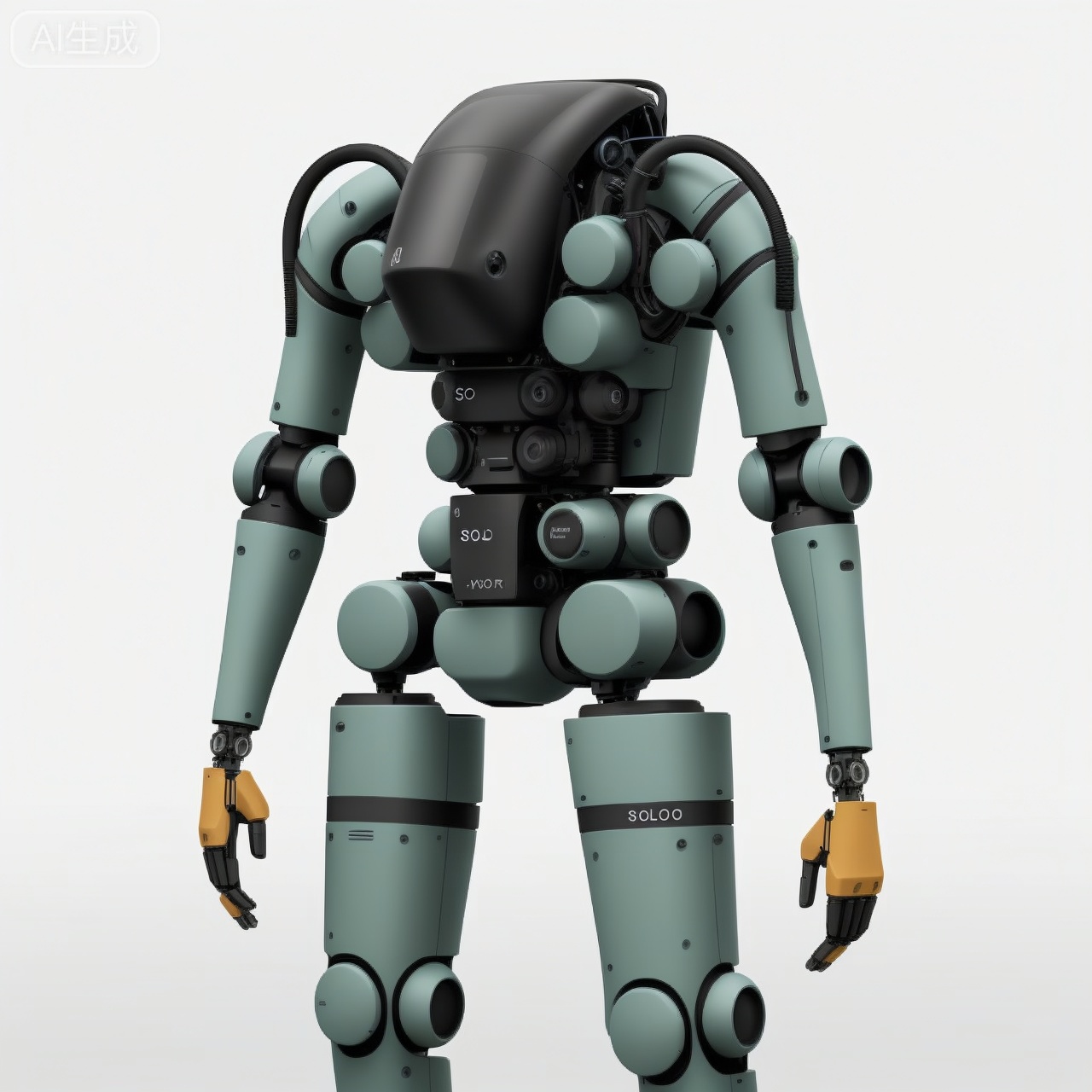 a Robot product design,solo, , no humans, Minimalist and simple design,  