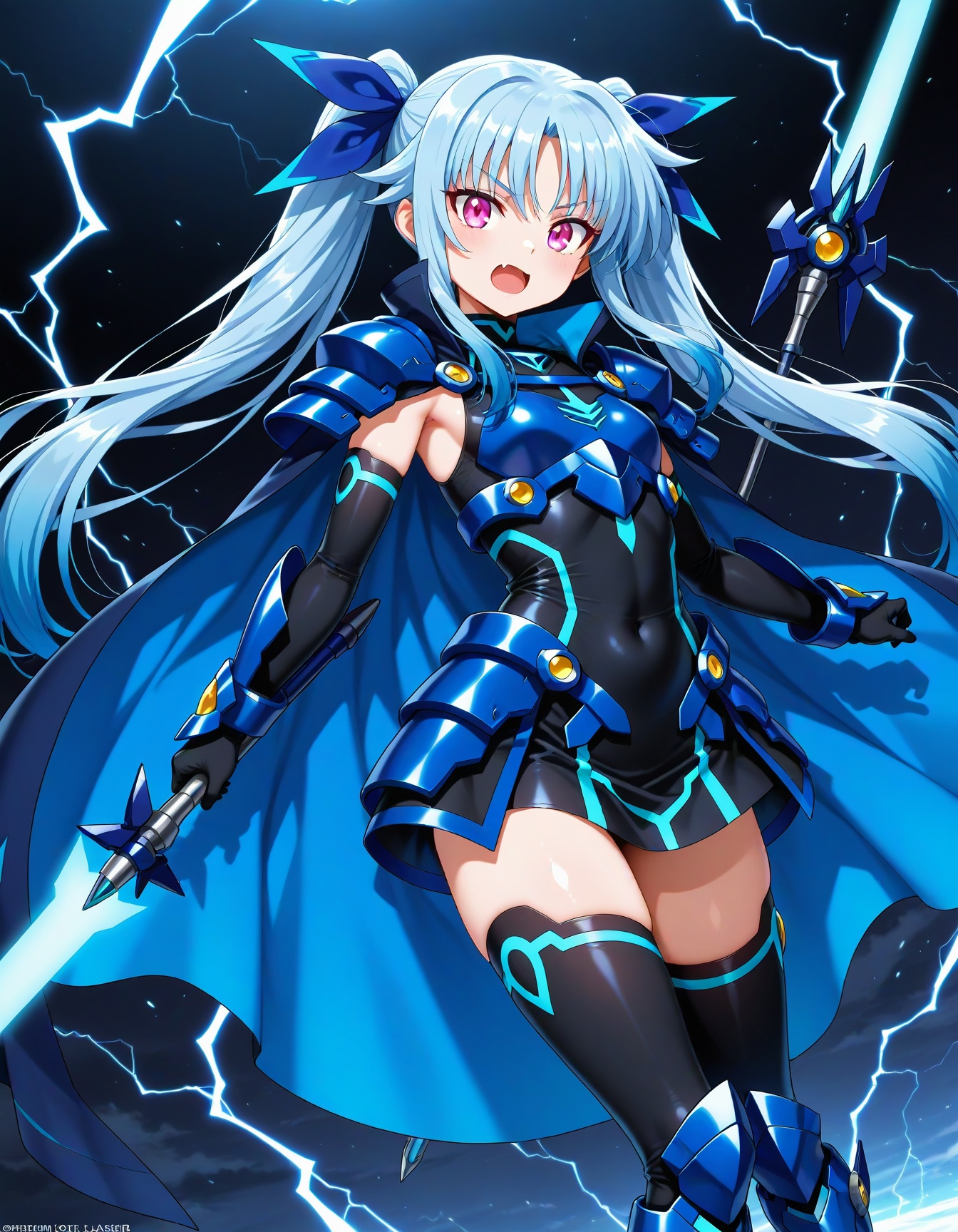 levi_the_slasher,  light blue hair,  gradient hair on Tensor.Art