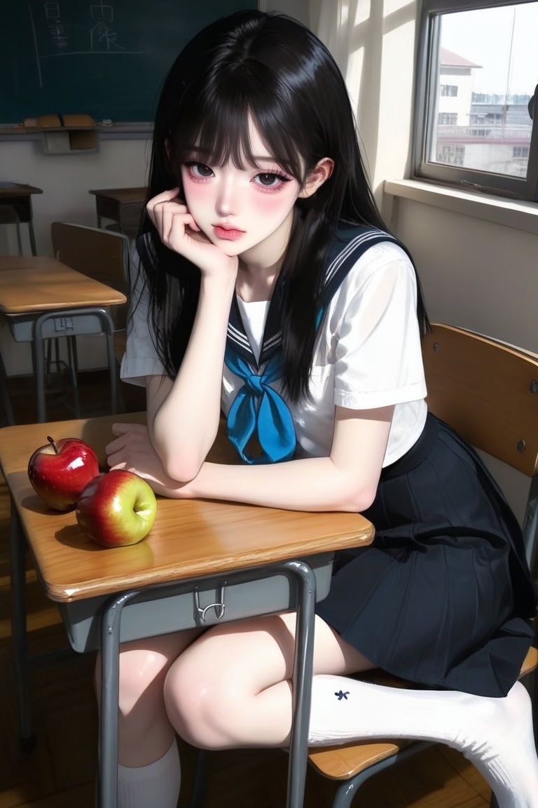 1girl,  solo,  long hair on Tensor.Art