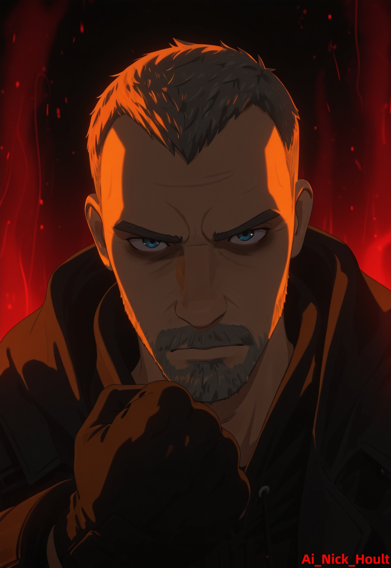 Shroud,  man,  mature on Tensor.Art