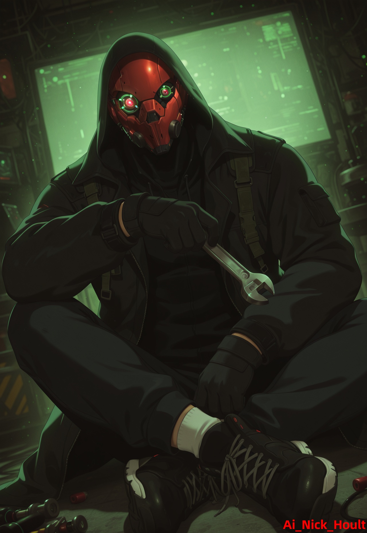 Shroud_with_ mask,  man,  mature on Tensor.Art