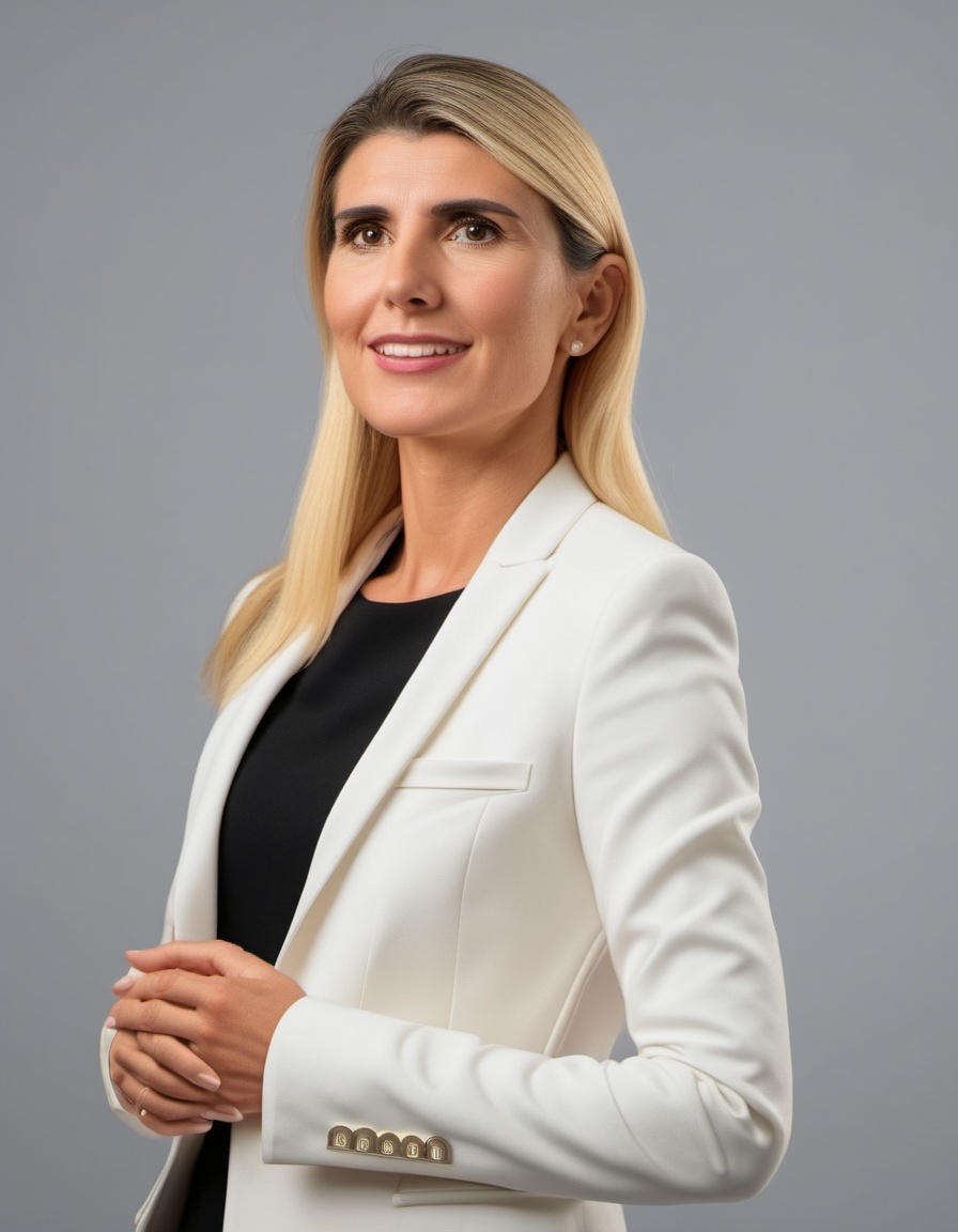 photograph of woman 36 year old Spanish ,  CEO giving a speech,  full shot on Tensor.Art