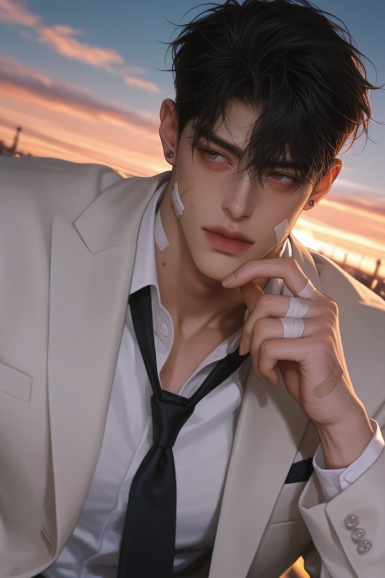 realistic,  manhwa style,  soft lighting on Tensor.Art