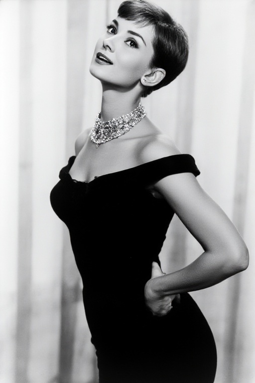 Audrey Hepburn,  woman,  portrait on Tensor.Art