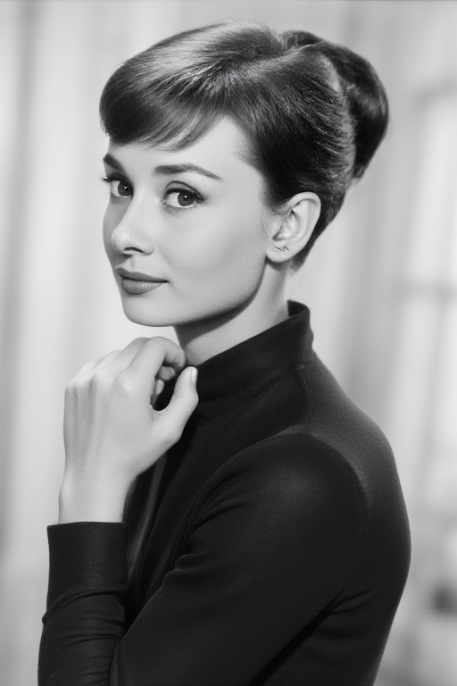 Audrey Hepburn,  woman,  portrait on Tensor.Art