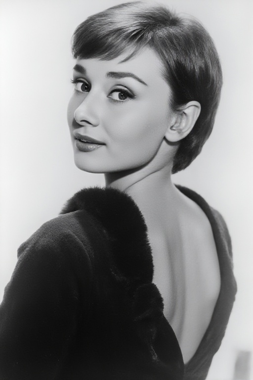 Audrey Hepburn,  woman,  portrait on Tensor.Art
