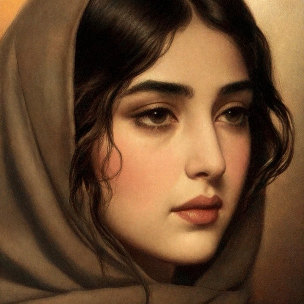 z-paint-style,  an eye close up of a beautiful woman,  long wavy hair on Tensor.Art
