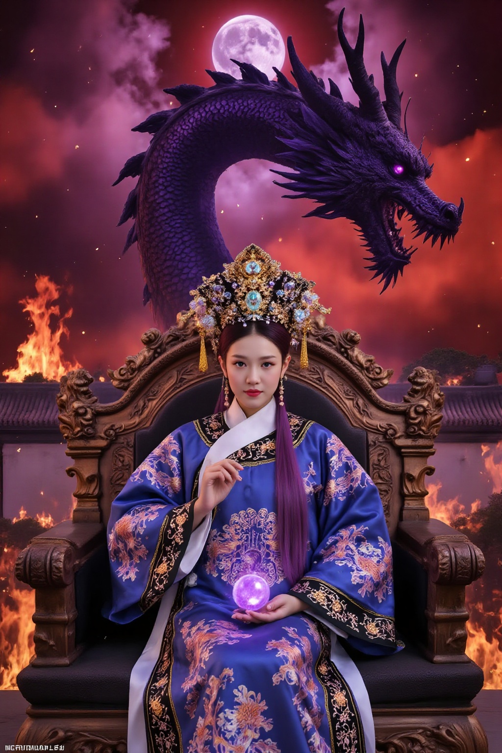 Top quality,  ranked number one. Inspiration: Empress,  Qing Dynasty on Tensor.Art