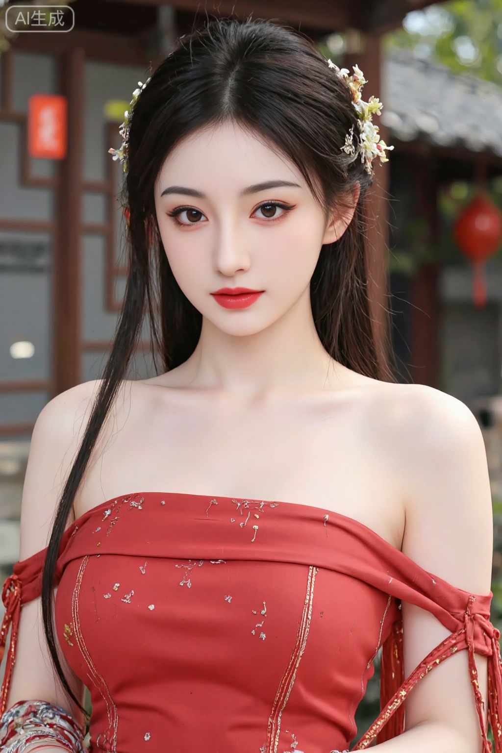 1girl,  solo,  jewelry on Tensor.Art
