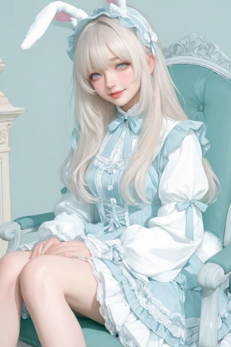 1girl,  solo,  bunny girl lolita on Tensor.Art