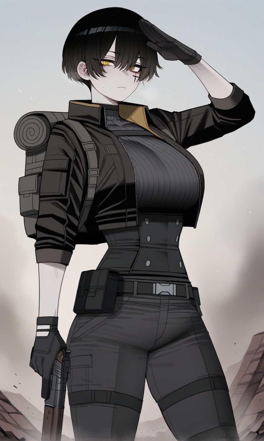 1girl,  solo,  breasts on Tensor.Art