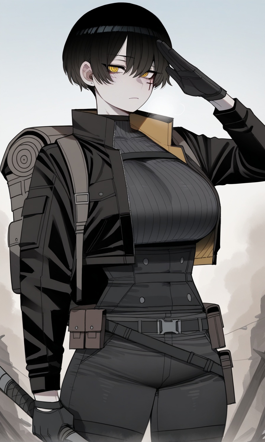 1girl,  solo,  breasts on Tensor.Art