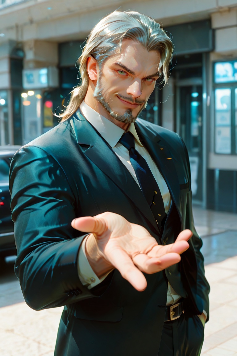 (((male focus,  solo,  mature man))) on Tensor.Art