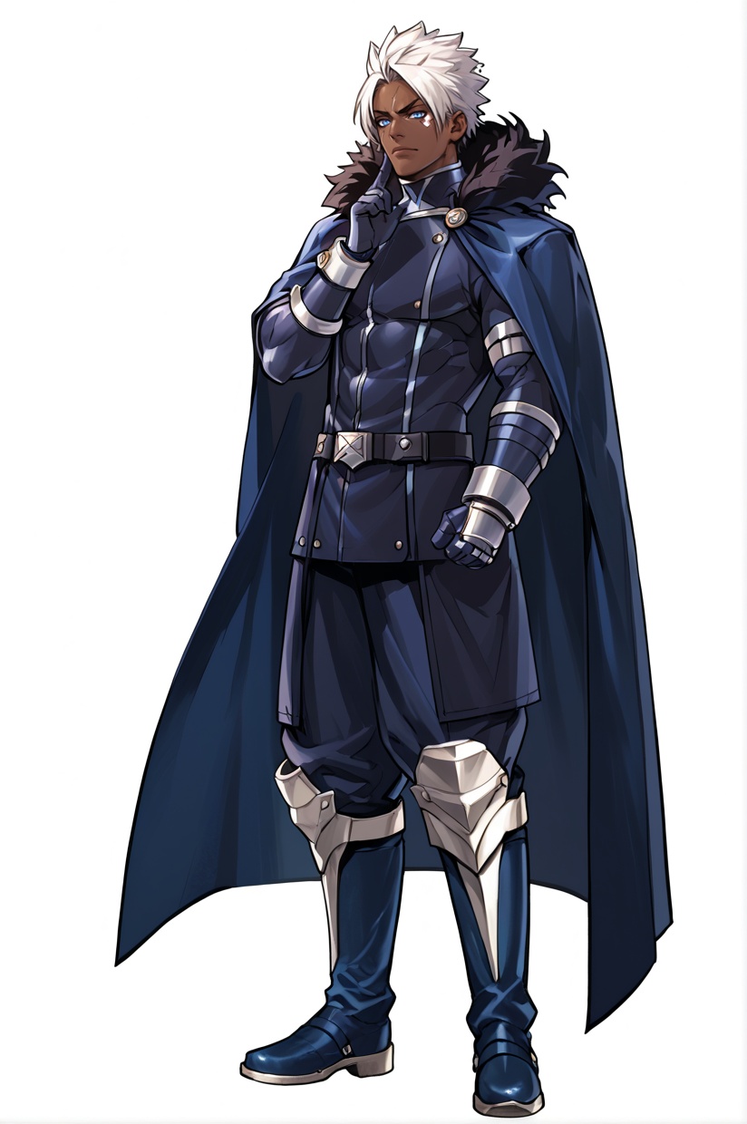 Hiroaki,  solo,  standing on Tensor.Art