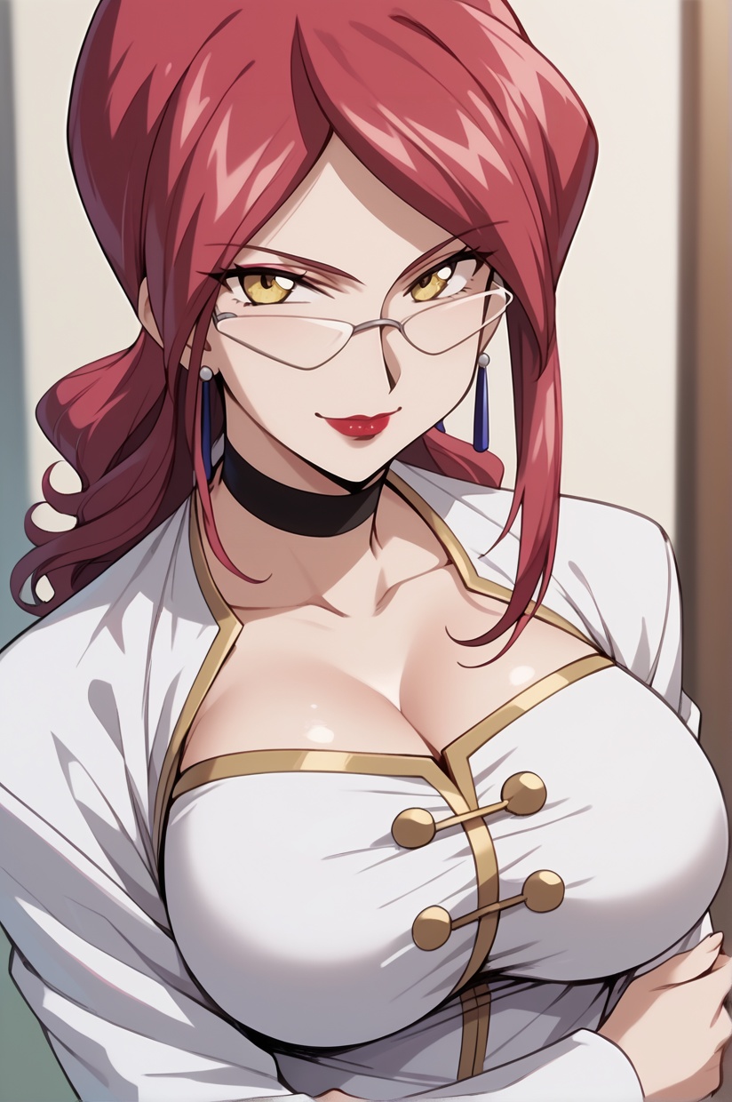 KirikoAoi,  KirikoDress,  red hair on Tensor.Art