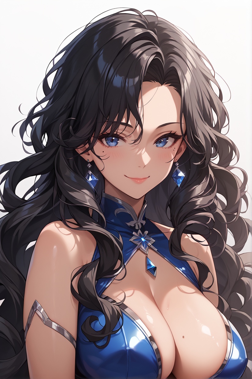 HarranNKK,  very long hair,  curly hair on Tensor.Art