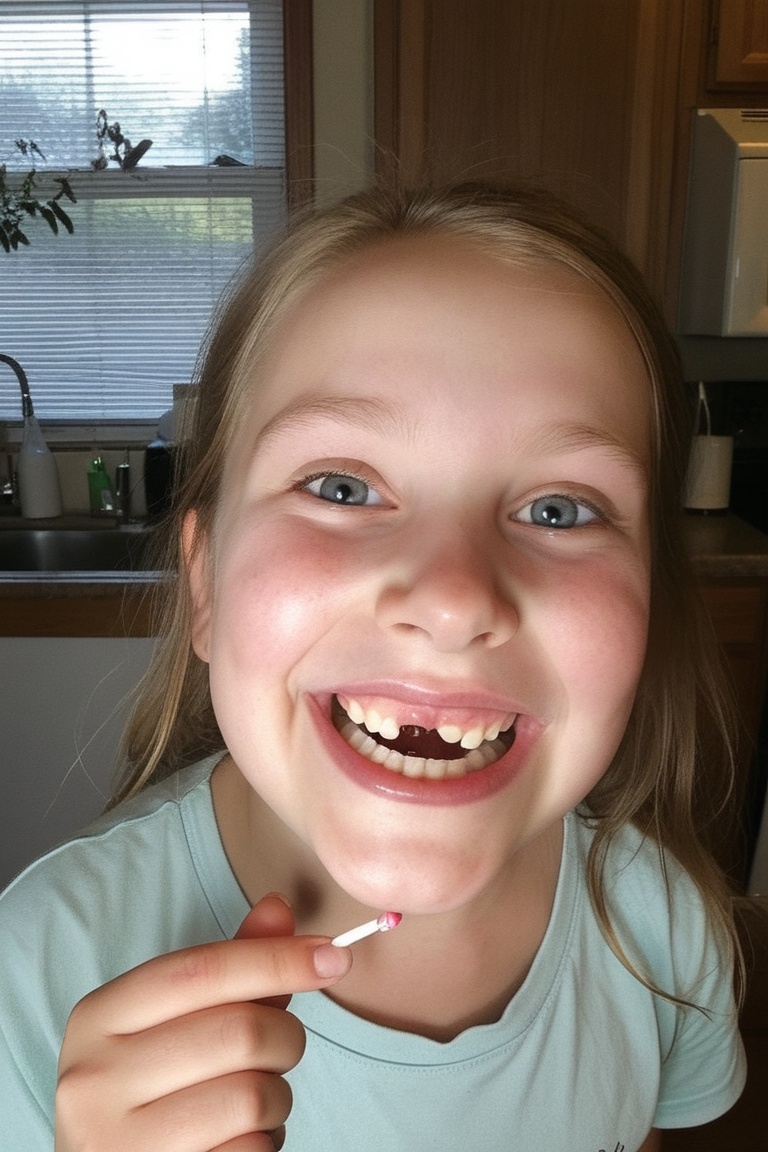 A young Caucasian girl,  approximately 6-8 years old,  is centered in a medium shot on Tensor.Art