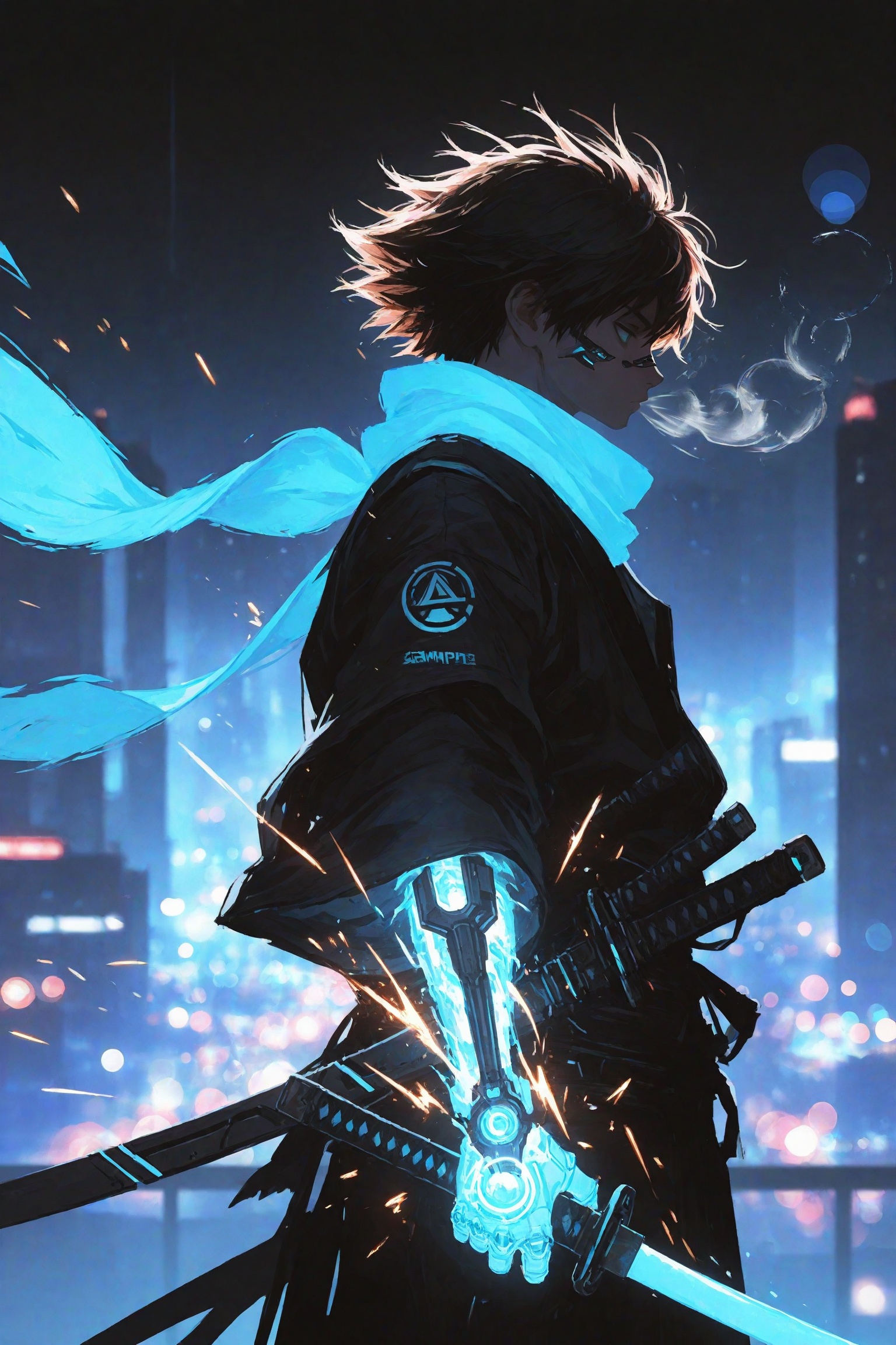profile view,  waist up,  1boy on Tensor.Art