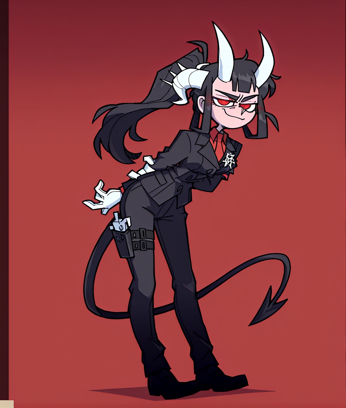 Vanripper_Style,  1girl,  black suit on Tensor.Art