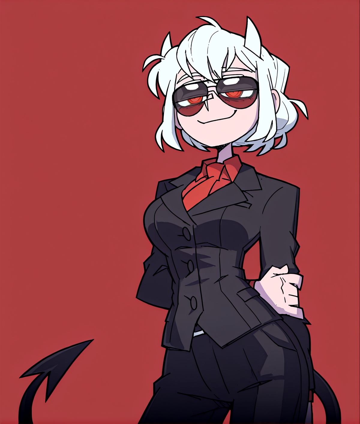 Vanripper_Style,  1girl,  black suit on Tensor.Art