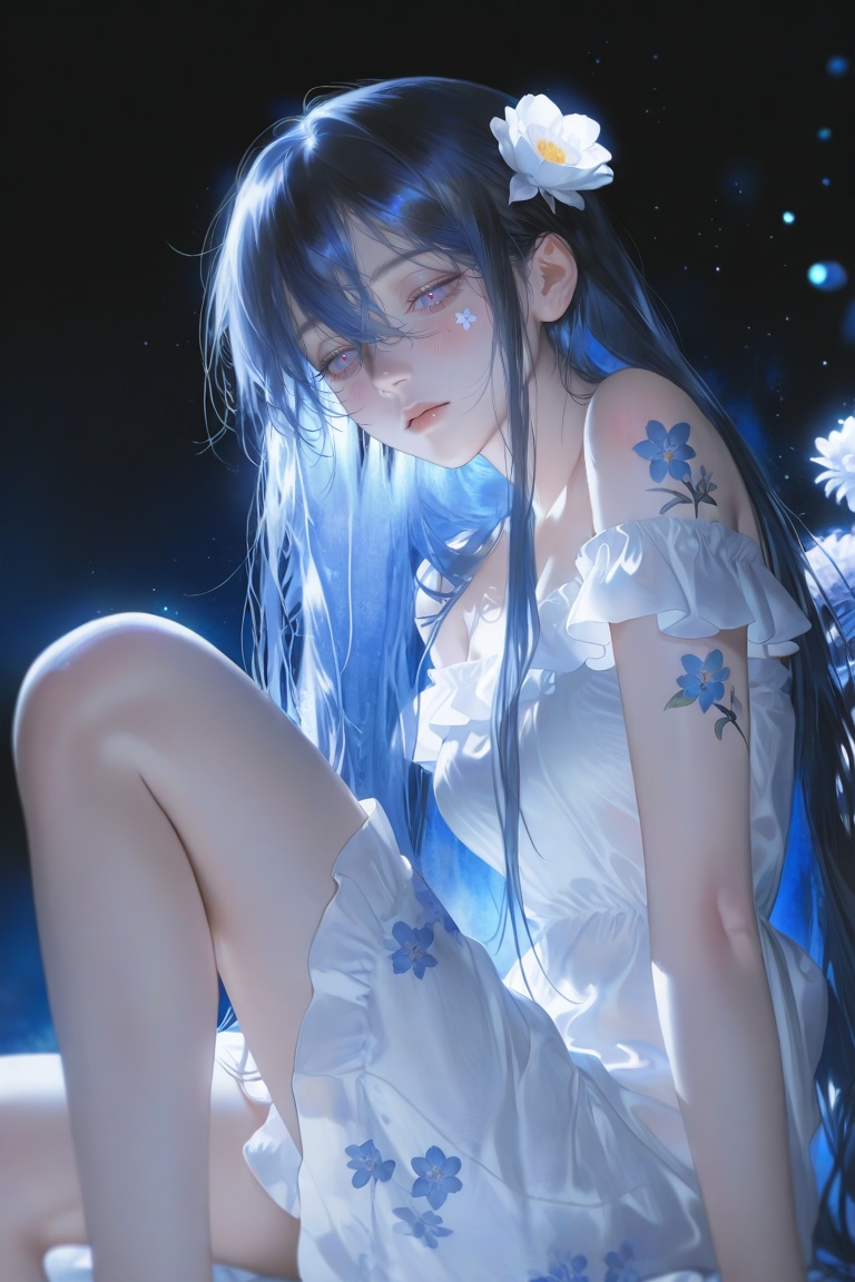 lazypos,  1girl,  long hair on Tensor.Art