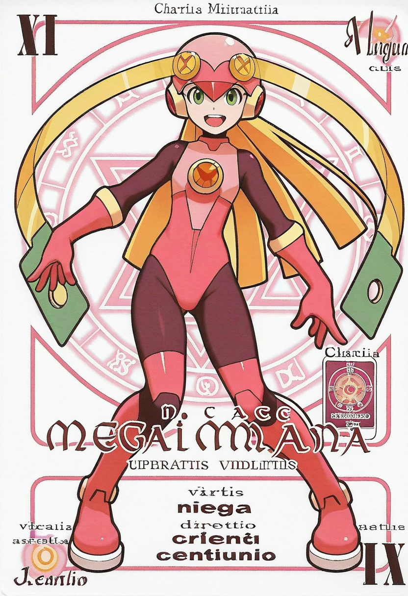 roll.exe (mega man),  green eyes,  blonde hair on Tensor.Art
