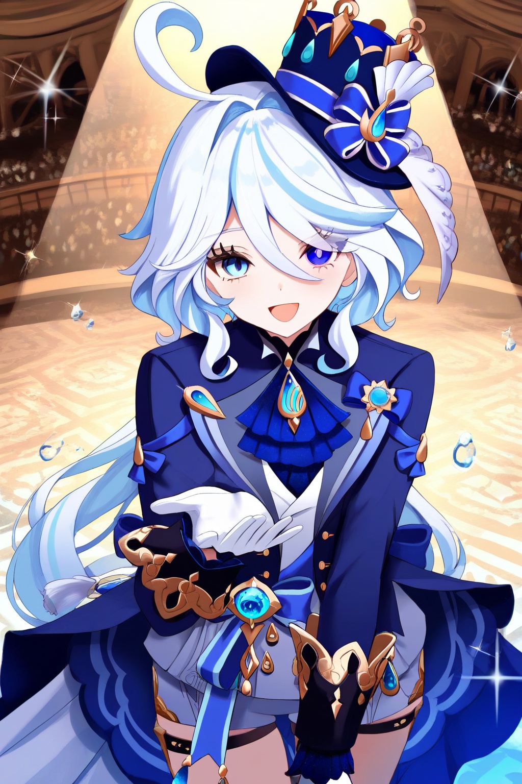 1girl,  furina (genshin impact),  genshin impact on Tensor.Art